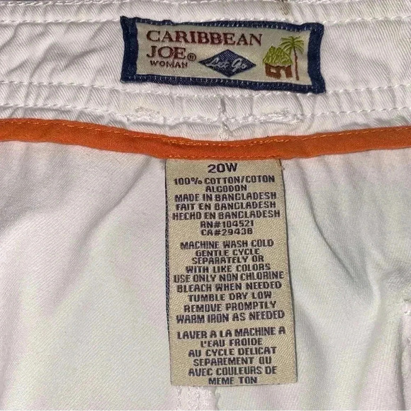 CARIBBEAN Joe Cargo Jeans Plus Size 20W - Picture 6 of 6
